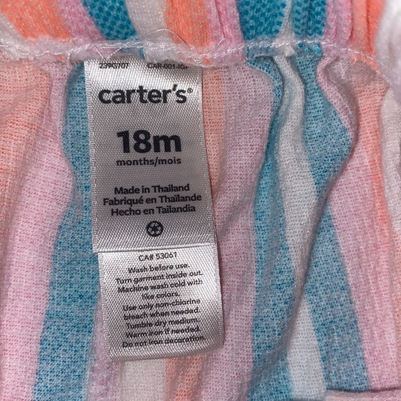 NWT Carters striped tank and matching shorts 18m - Picture 7 of 9